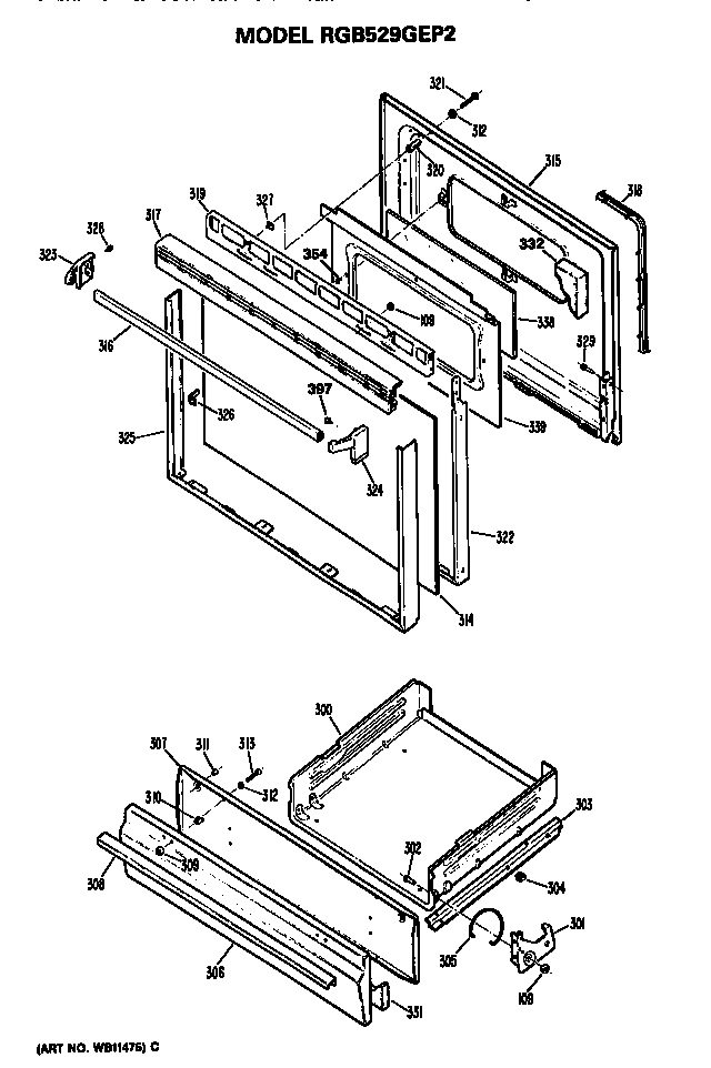 Oven door