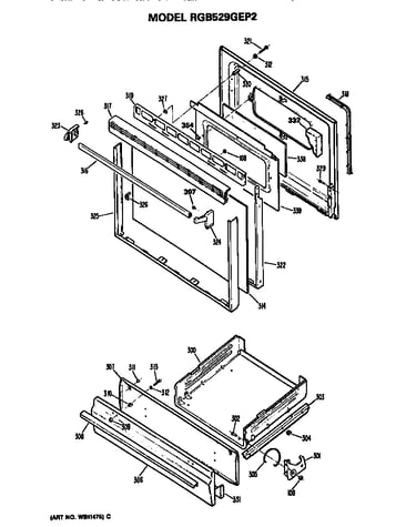 Oven door