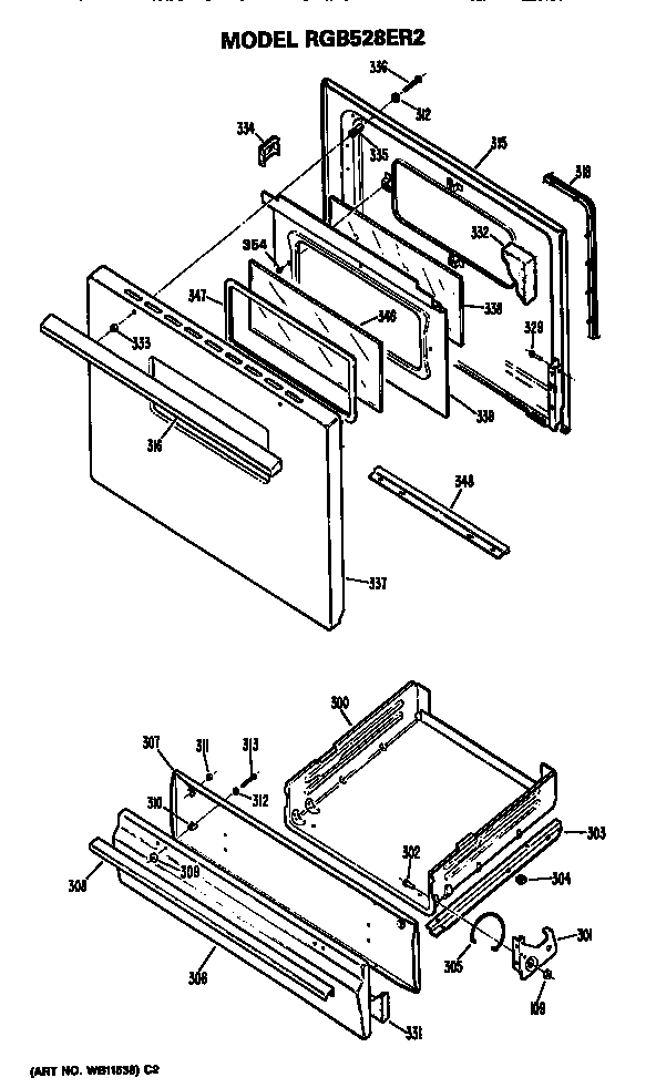 Oven door