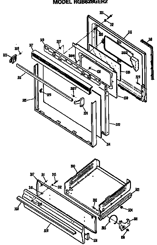 Oven door