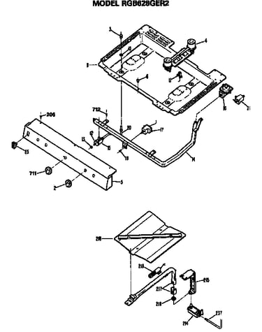 Burner section