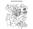 Hotpoint RS734GP2WH cabinet parts diagram