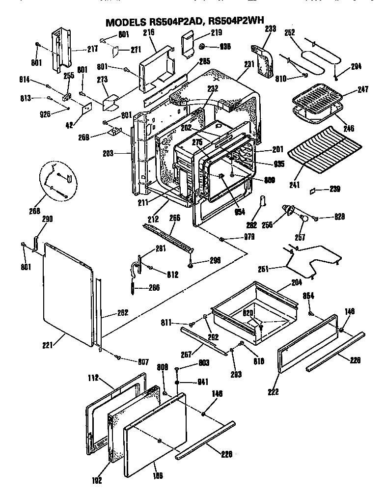 CABINET PARTS