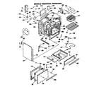 Hotpoint RS504P2AD cabinet parts diagram