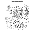 Hotpoint RB754N5AD cabinet parts diagram