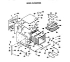Hotpoint RJ734GP2BG cabinet parts diagram