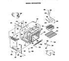 Hotpoint RF615GP2BG oven cavity diagram