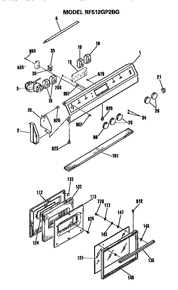 CONTROL AND DOOR