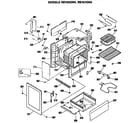Hotpoint RB755GN4WH cabinet parts diagram