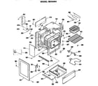 Hotpoint RB754N4 cabinet parts diagram