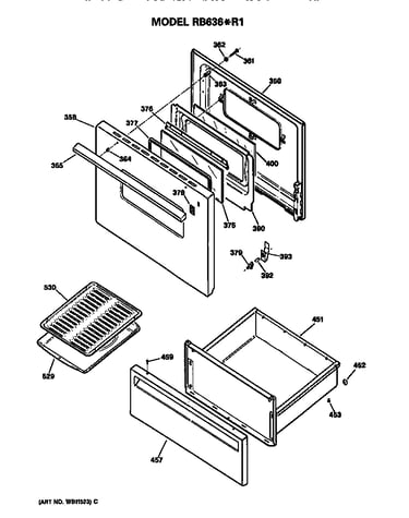 Door and drawer