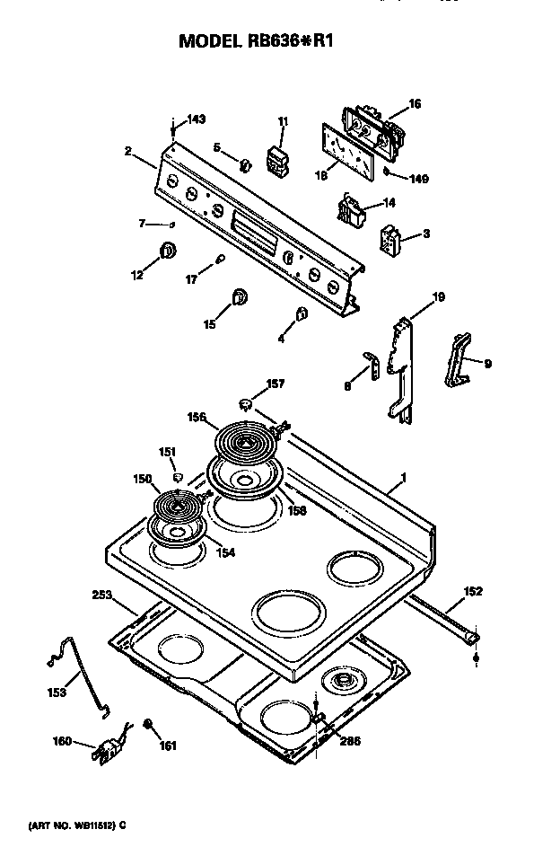 CONTROL AND COOKTOP