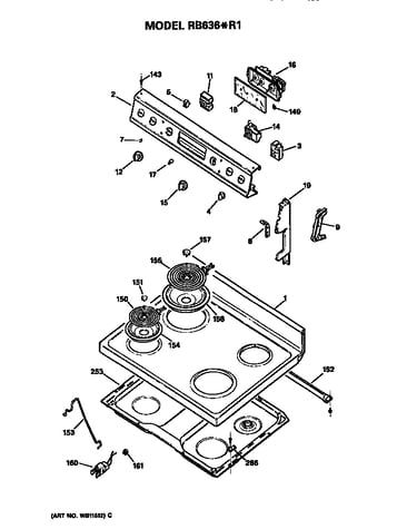 Control and cooktop
