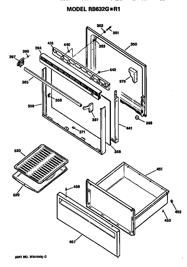 Door and drawer