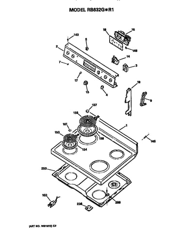 Control and cooktop