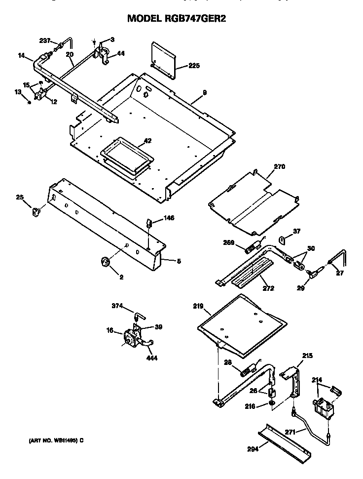 Burner section