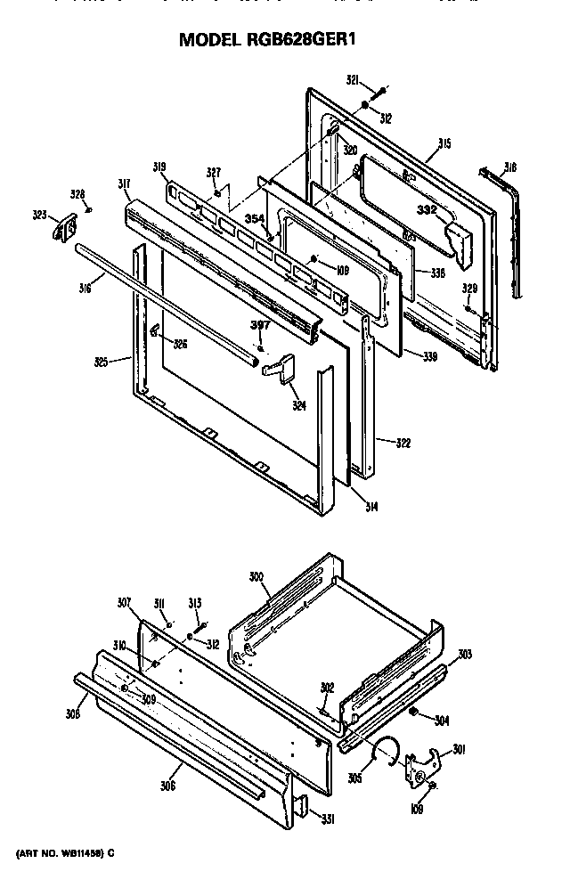 Oven door