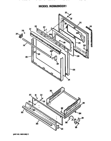 Oven door