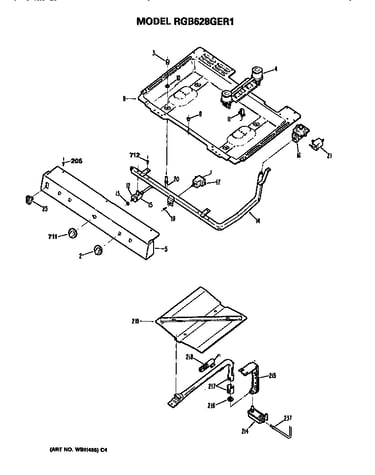 Burner section