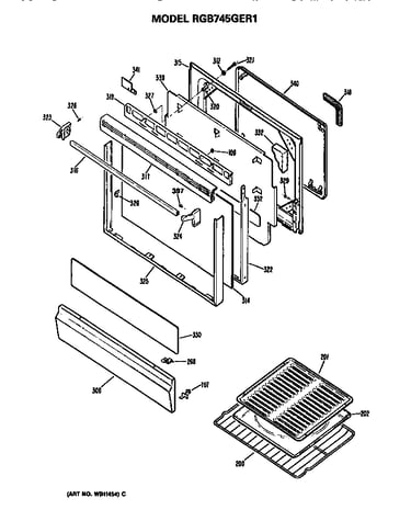 Oven door