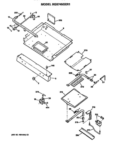 Burner section
