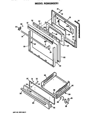 Oven door