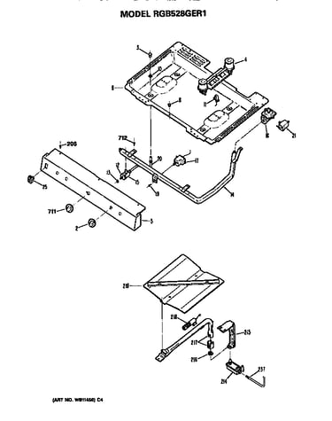 Burner section