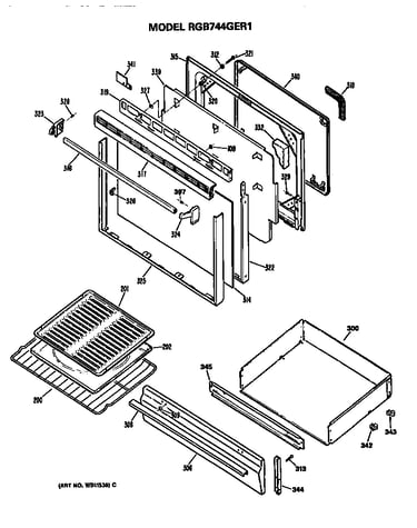 Oven door