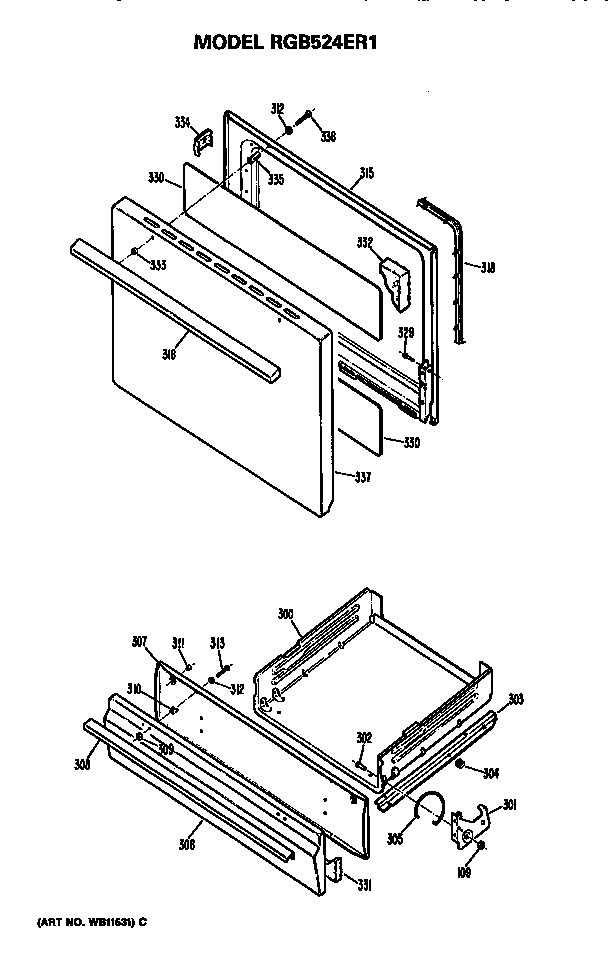 OVEN DOOR