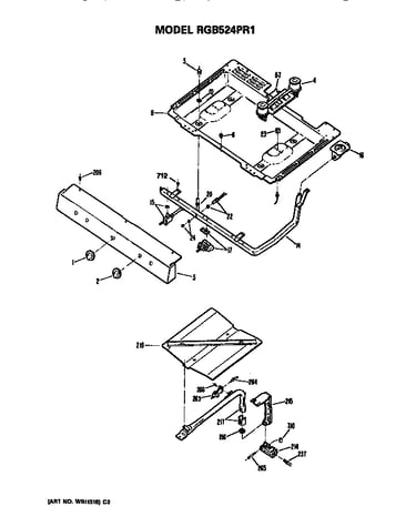 Burner section