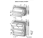 Hotpoint CTXY16CPGLWH doors diagram