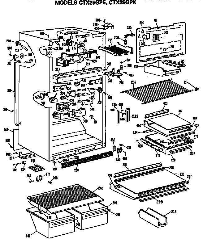 CABINET PARTS