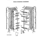 Hotpoint CSX22GRAWH doors diagram