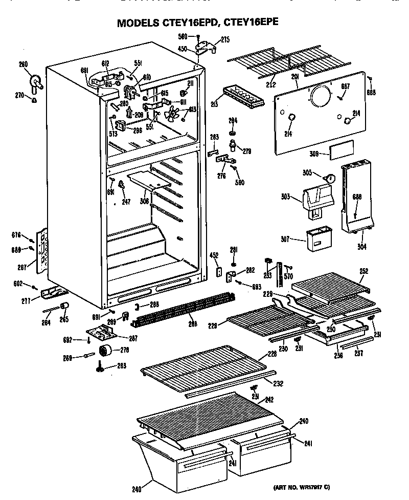 CABINET PARTS