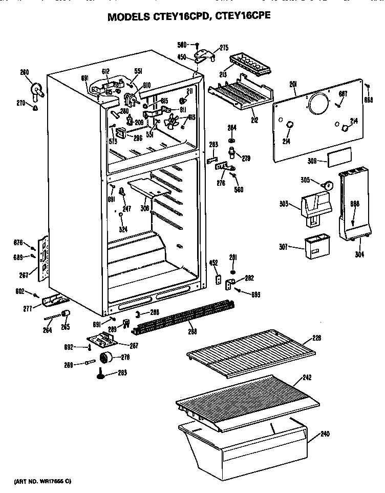 Cabinet parts