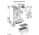 Hotpoint CTEY14CPERWH cabinet parts diagram