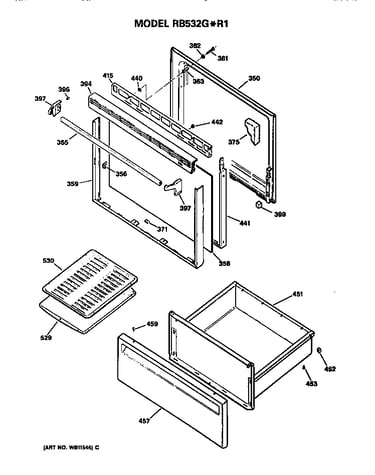 Door and drawer