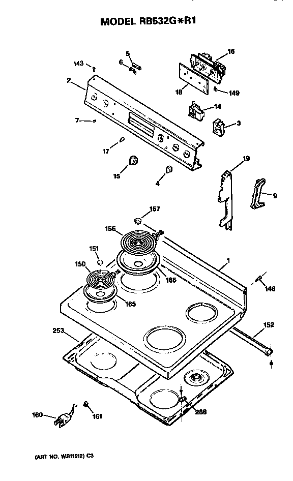 Control and cooktop