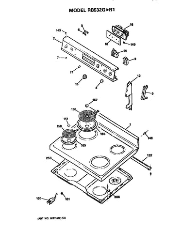 Control and cooktop