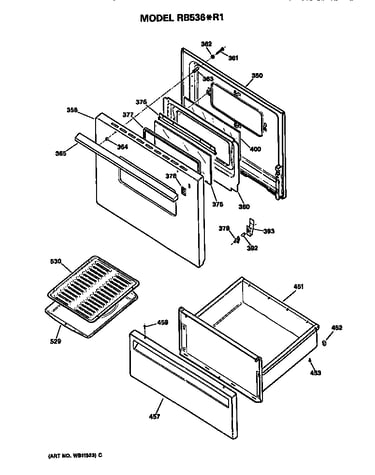 Door and drawer