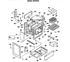 Hotpoint RB754N3 cabinet parts diagram