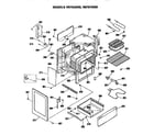 Hotpoint RB755GN3 cabinet parts diagram