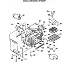 Hotpoint RF725GP1 cabinet parts diagram