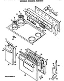 Control/cooktop and door