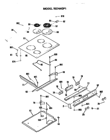 Control and cooktop