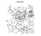 Hotpoint RB754N2 cabinet parts diagram