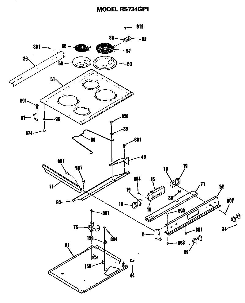 CONTROL AND COOKTOP