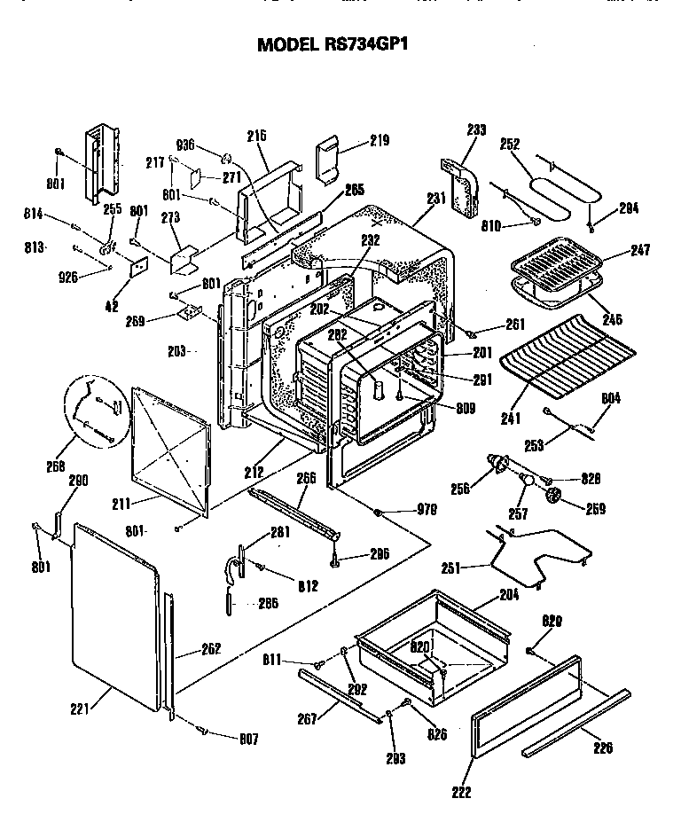 CABINET PARTS