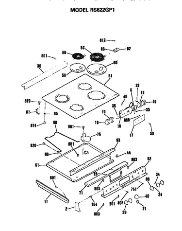 Control and cooktop