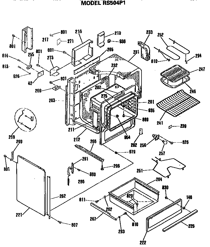 CABINET PARTS